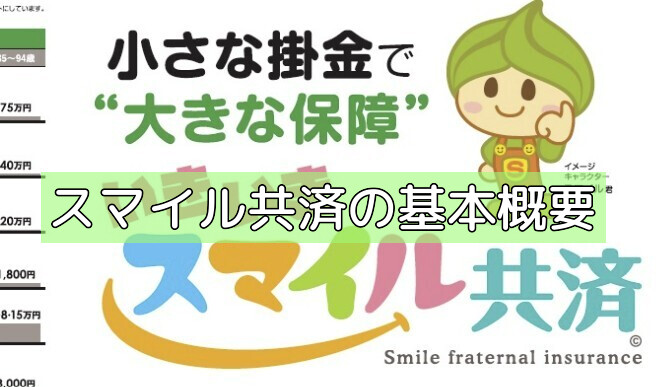 スマイル共済の基本概要の画像 スマイル共済の基本概要の画像
